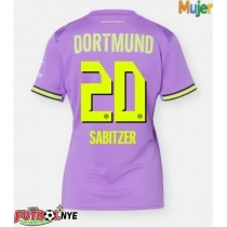 Camiseta Borussia Dortmund Marcel Sabitzer #20 Tercera Equipación para mujer 2026-27 manga corta